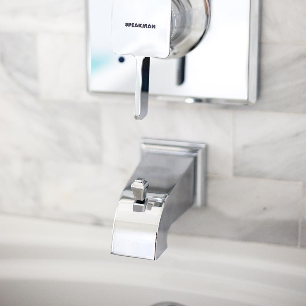 Speakman Polished Chrome 8-22/25 in. Diverter Tub Spout 