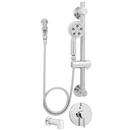2.5 gpm Combination Slide Bar Hand Shower Tub in Polished Chrome