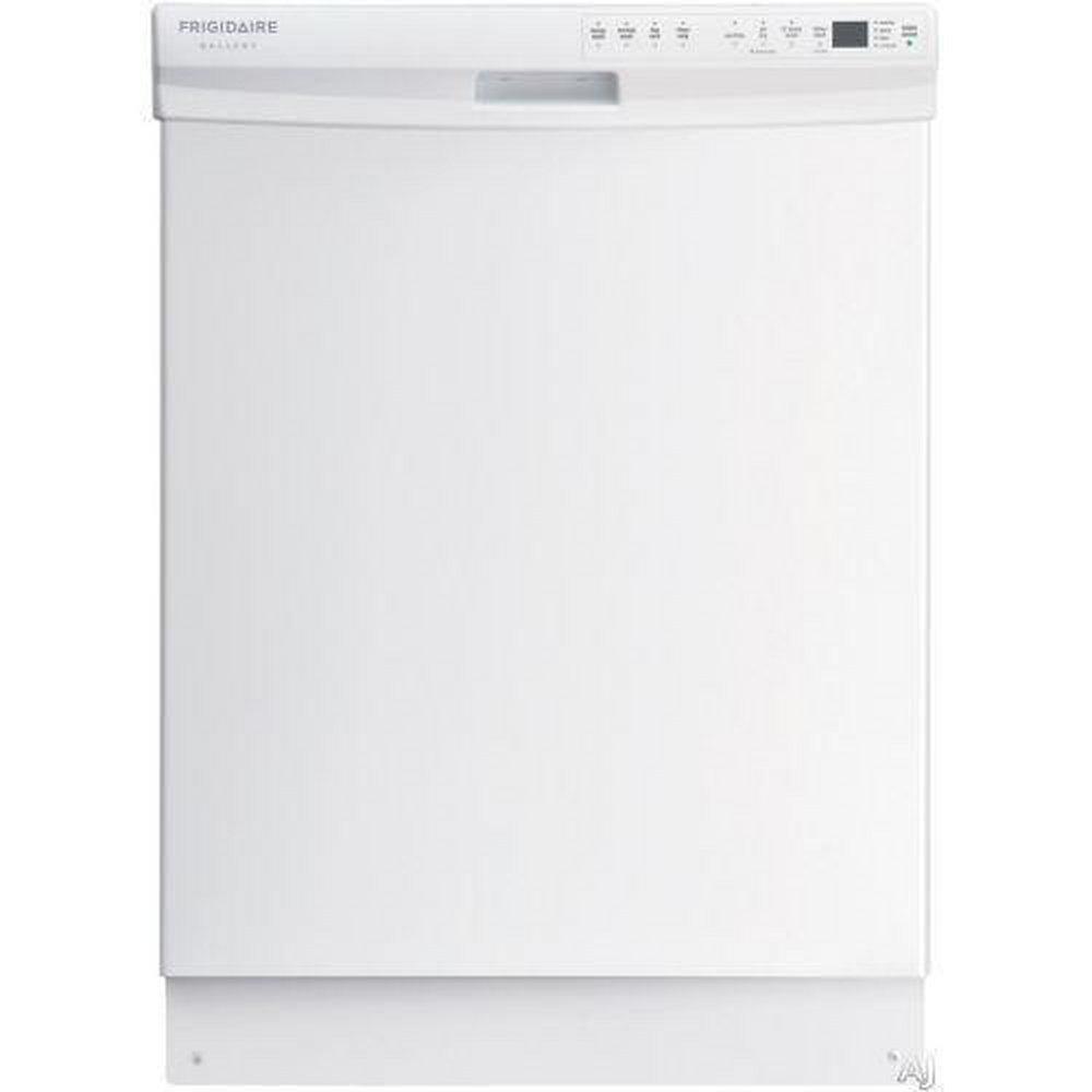 Frigidaire White 24 in. 54dB 4-Cycle Built-In Dishwasher 