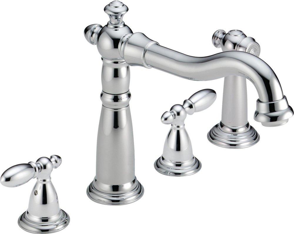 Delta Faucet Chrome Two Handle Kitchen Faucet 