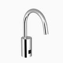 1.5 gpm Plug In Sensor Bathroom Sink Faucet with Integrated Side Mixer in Polished Chrome