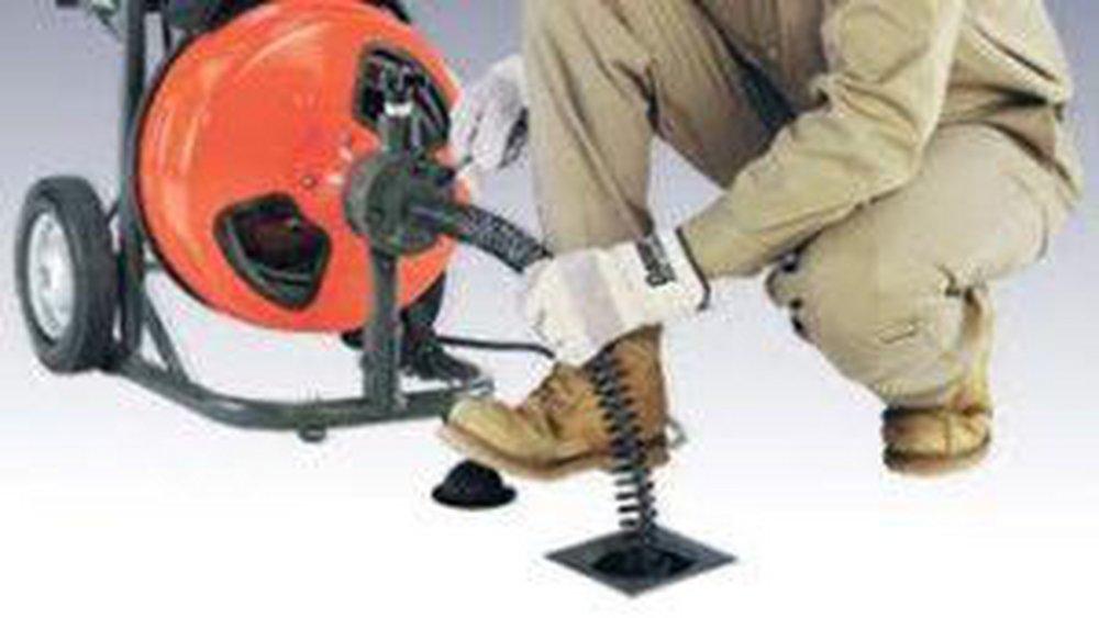 General Pipe Cleaners Black Mini Rooter XP Drain With Power Feed 