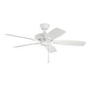 Kichler Lighting White 5-Blade Ceiling Fan 