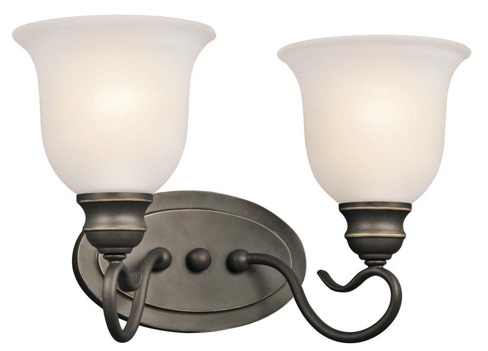 Kichler Lighting Olde Bronze 100W 2-Light Bath Vanity Fixture 