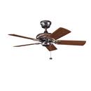 Kichler Lighting Oil Brushed Bronze 42 in. 5-Blade Sutter Place Ceiling Fan 