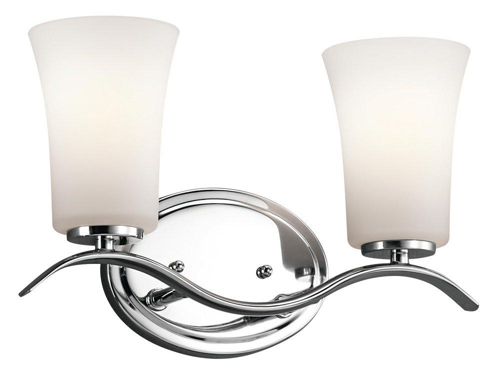 Kichler Lighting Chrome 100W 2-Light Medium Base Bracket 