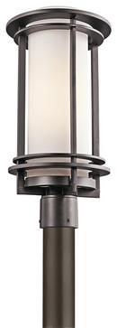 150W 1-Light Outdoor Post Lamp in Architectural Bronze