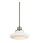 Kichler Lighting Brushed Nickel 60W 1-Light Medium Incandescent Pendant Keller 
