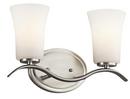 Kichler Lighting Brushed Nickel 100W 2-Light Medium Base Bracket 