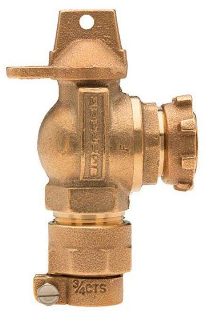 Mueller Company 3/4 in. CTS Compression Ball Valve (Less Nut) 