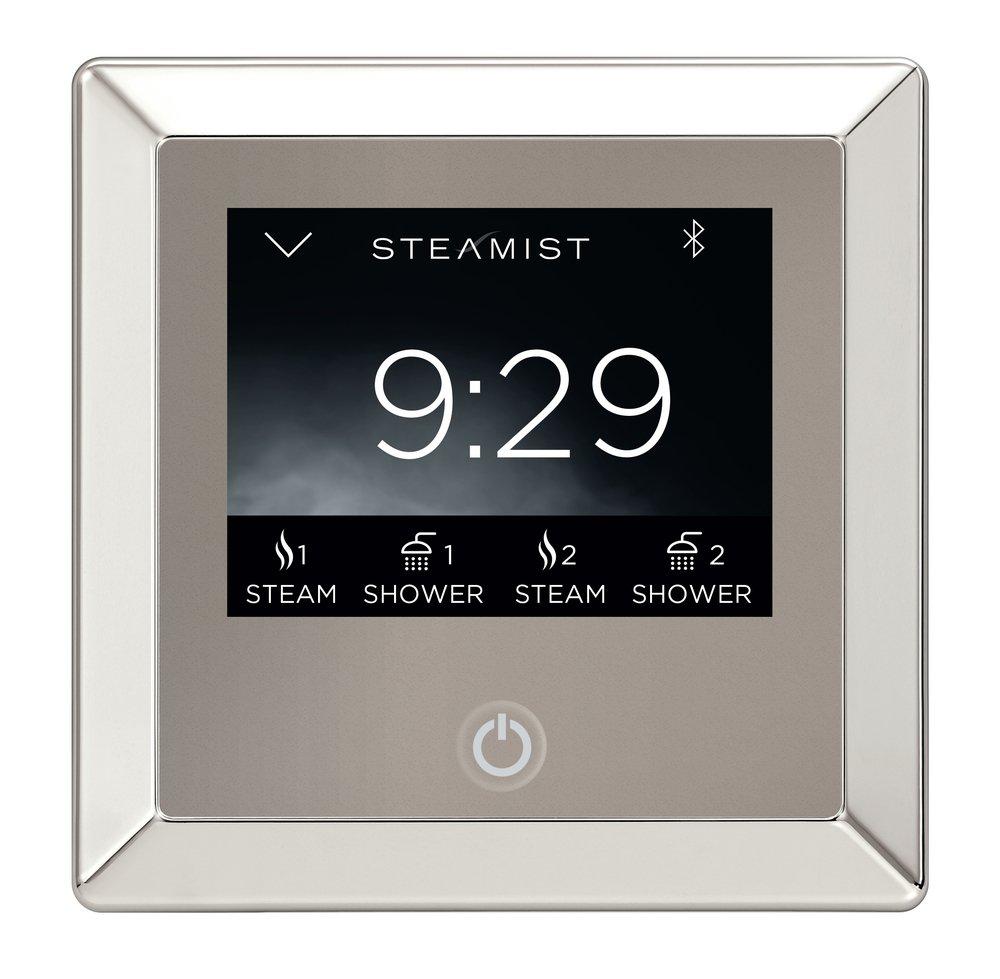Steamist Polished Nickel WIFI Enabled Steam Bath Control 