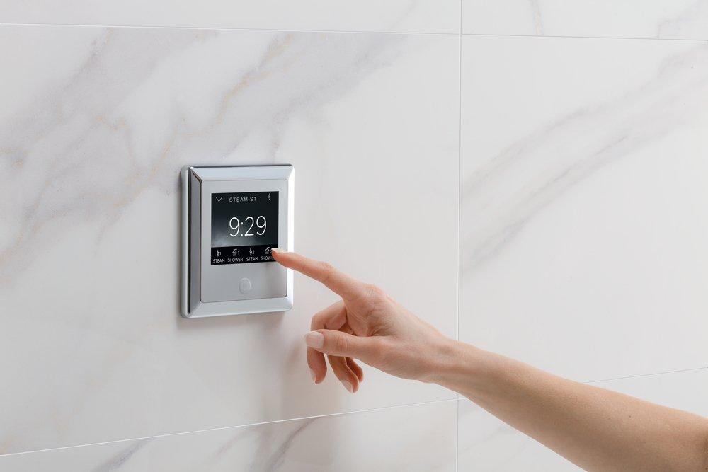 Steamist Polished Chrome Steam Bath Control 