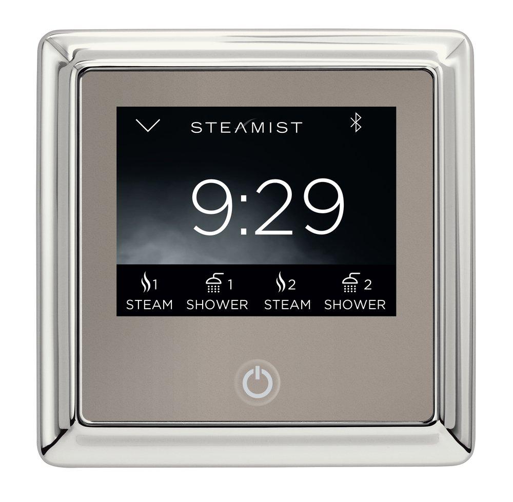 Steamist Polished Nickel Steam Bath Control 