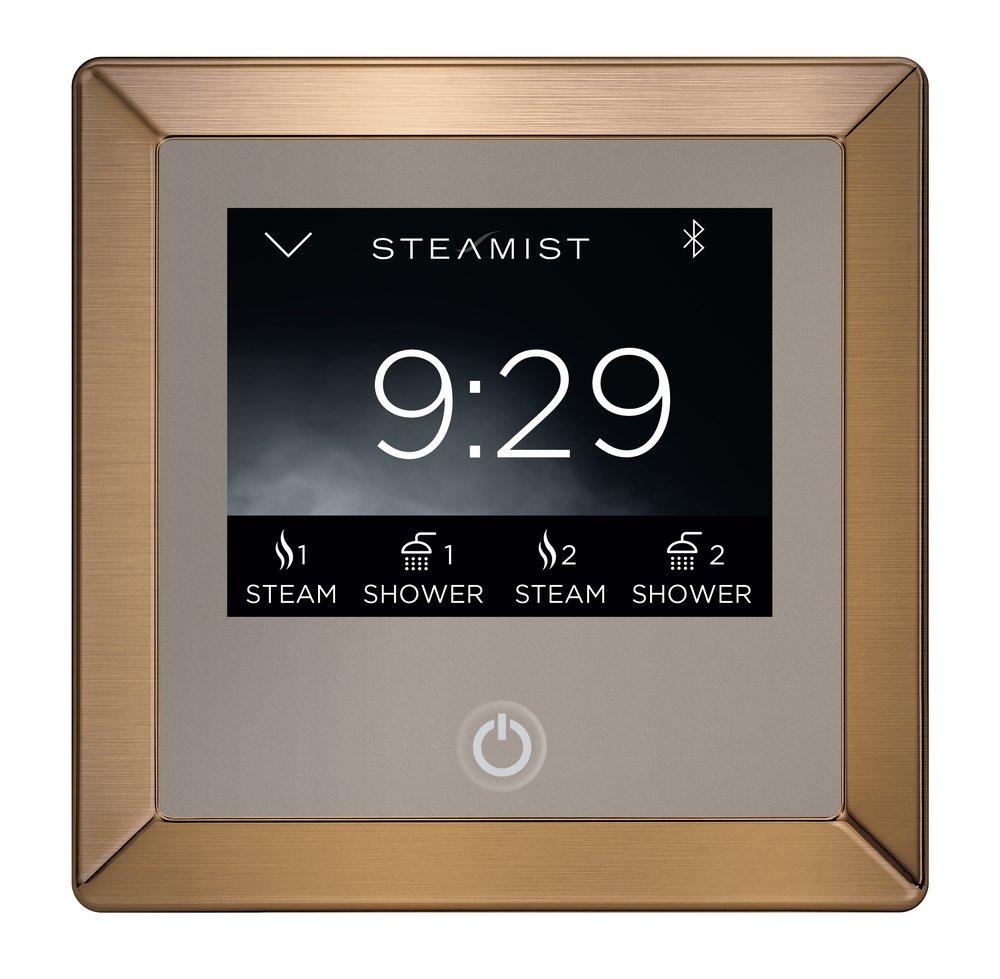 Steamist Brushed Bronze WIFI Enabled Steam Bath Control 