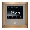 WIFI Enabled Steam Bath Control in Brushed Bronze