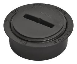 4 in. Plastic Cleanout Fitting and Plug