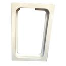 Construction Solutions White 1-11/100 x 19-1/2 in. Dryer Box Metal 