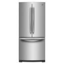 29-1/2 in. 13.3 cu. ft. Bottom Mount Freezer French Door Refrigerator in Monochromatic Stainless Steel