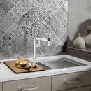 BLANCO Satin 33 x 18 in. No Hole Stainless Steel Double Bowl Undermount Kitchen Sink 