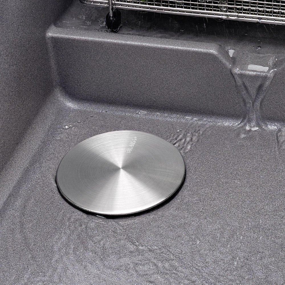 BLANCO PVD Steel Capflow Drain Cover 