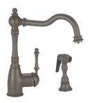 2-Hole Kitchen Faucet with Single Lever Handle in Cafe Brown