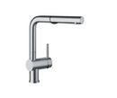BLANCO Satin Nickel Single Handle Pull Out Kitchen Faucet 