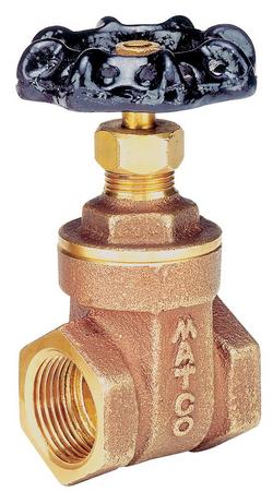 1-1/2 in. Lead Free Brass Full Port Threaded Gate Valve