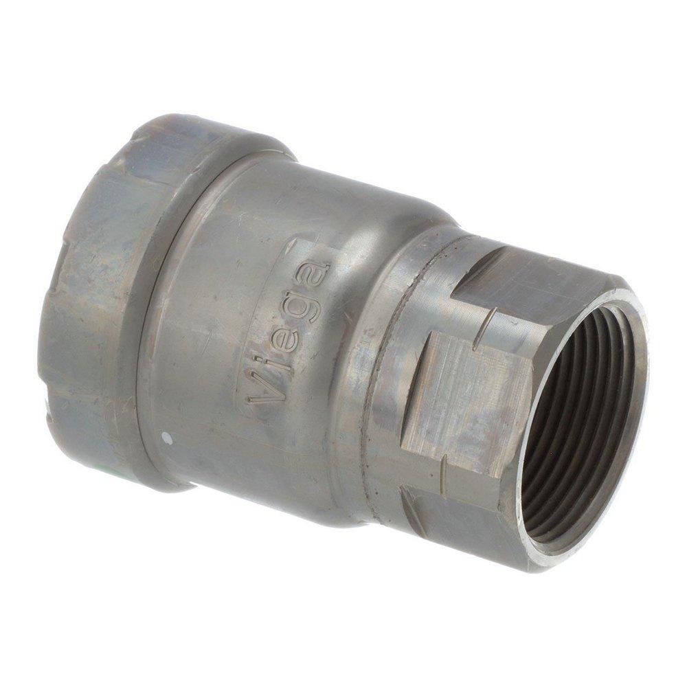 Viega Press x FPT 250F Carbon Steel Adapter with EPDM Sealing Element 