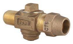 1 in. MIPT x Grip Joint Brass Corporation Valve