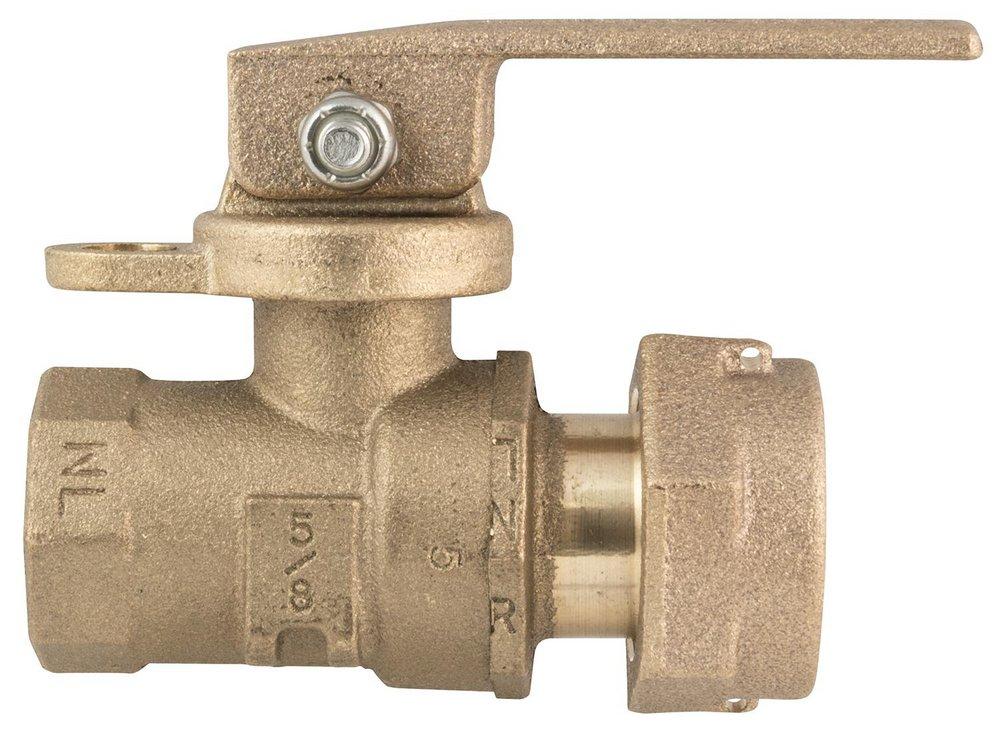 Ford Meter Box FIP x Meter Swivel Curb Stop Ball Valve 