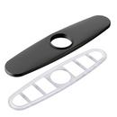 10 in. Replacement Escutcheon in Matte Black