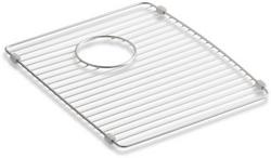 13 x 16 In. Left-Hand Side Sink Rack Stainless Steel