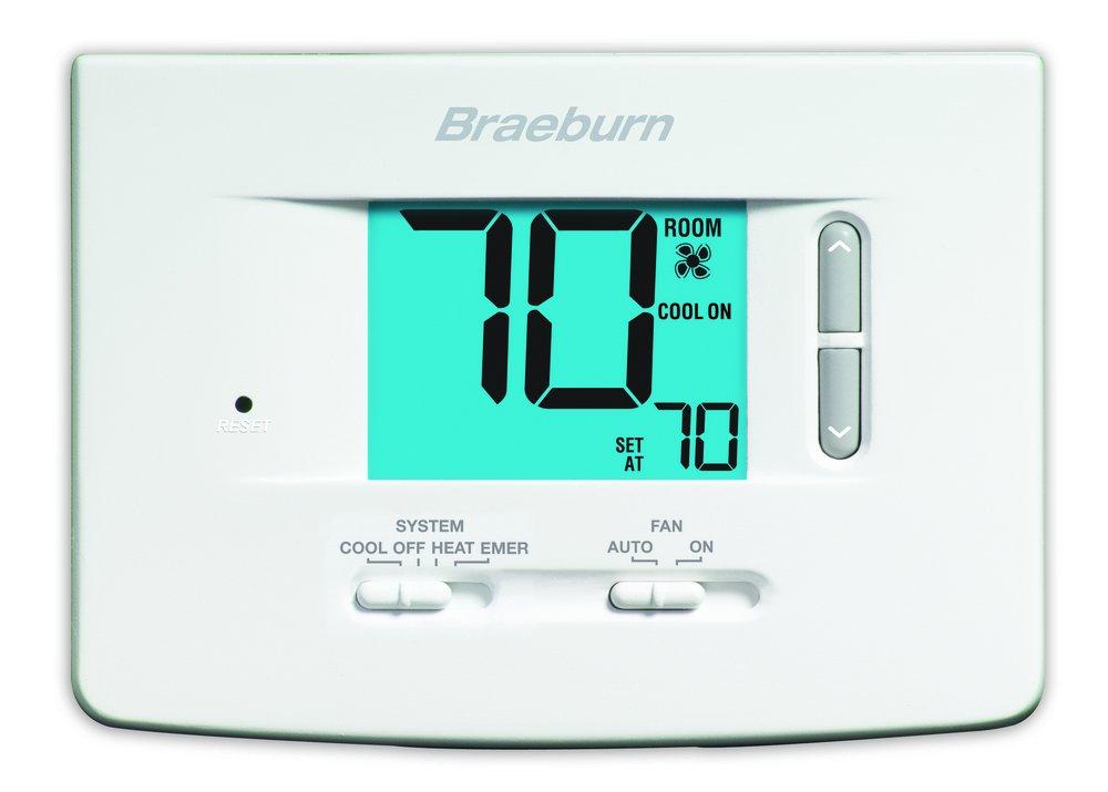 Braeburn Systems White Non-programmable Thermostat 