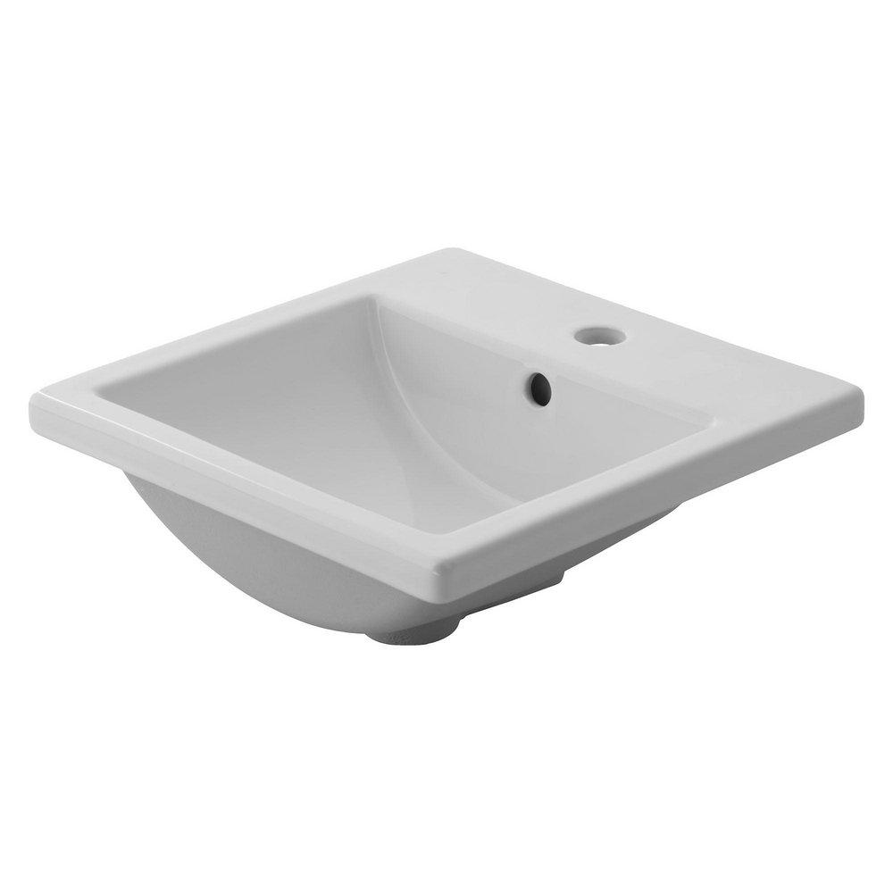 American Standard White Drop-in Bathroom Sink 