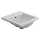 16-1/4 x 16-1/4 in. Square Drop-in Bathroom Sink in White