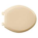 Elongated Closed Front Slow Close Toilet Seat with Cover and EverClean Surface in Bone