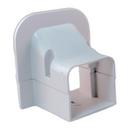 DiversiTech&reg; Natural 4 in. Line Set Cover System Stainless Steel in Natural 