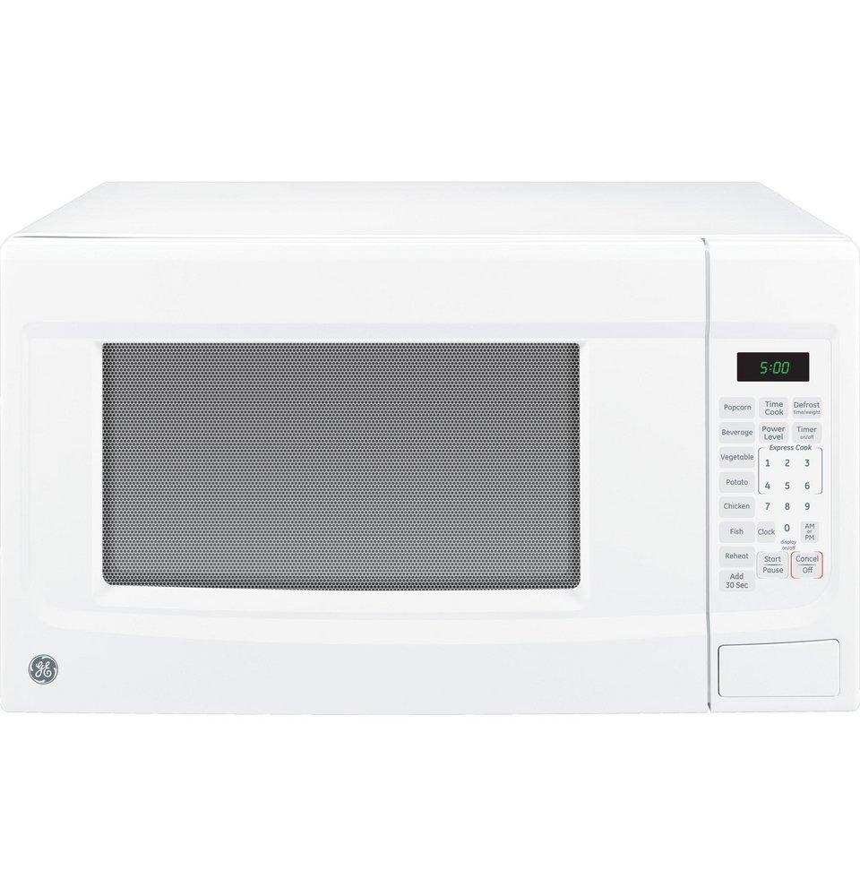 GE&reg; White 1.4 cu. ft. 1100 W Countertop Microwave 