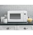 GE&reg; White 1.4 cu. ft. 1100 W Countertop Microwave 