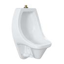 PROFLO&reg; White 1 gpf 1/4 Stall Washout Urinal with 3/4 Top Spud (Hanging Brackets Included) 