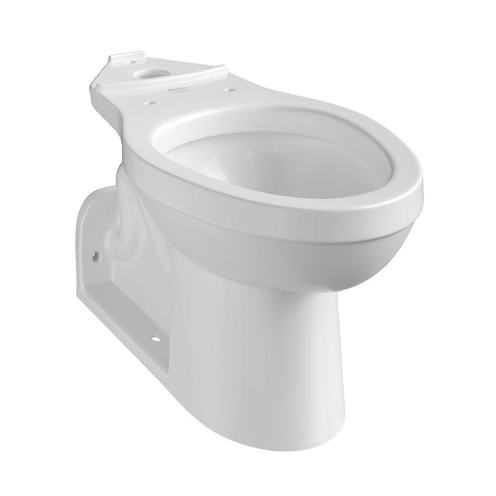 PROFLO® White 17 in. Elongated Rear Outlet Toilet Bowl 