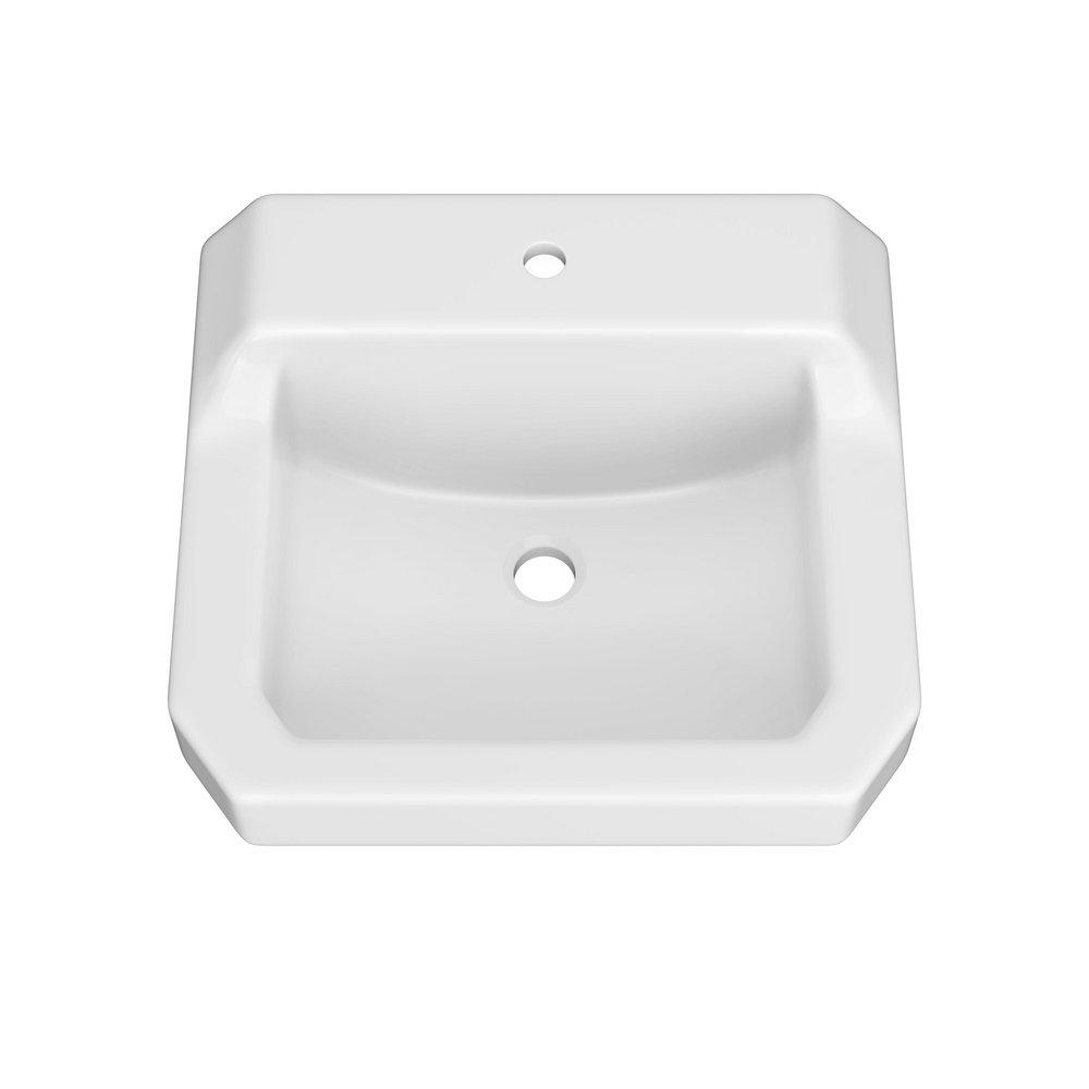 PROFLO® 19-5/8 in. Wall Mount Rectangular Vitreous China Bathroom