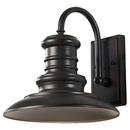 12-1/2 in. 100W Wall Mount Medium Lantern in Restoration Bronze