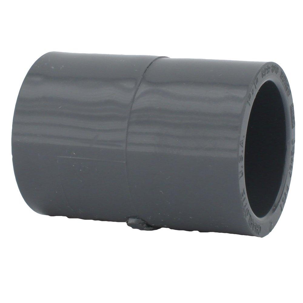 Dark Grey PVC Schedule 80 Coupling 