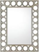 37 x 49 in. Rectangular Framed Mirror in Sliver with Gold
