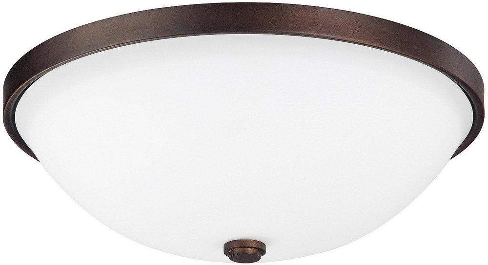 Capital Lighting Burnished Bronze 14-3/4 in. 3-Light Ceiling Fixture 