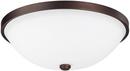Capital Lighting Burnished Bronze 14-3/4 in. 3-Light Ceiling Fixture 