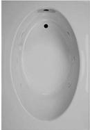 60 x 42 in. Whirlpool Drop-In Bathtub with Left Drain in White
