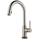 Single Handle Pull Down Kitchen Faucet with Touch Activation in Stainless