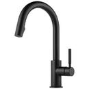 Brizo Matte Black Single Handle Pull Down Kitchen Faucet 
